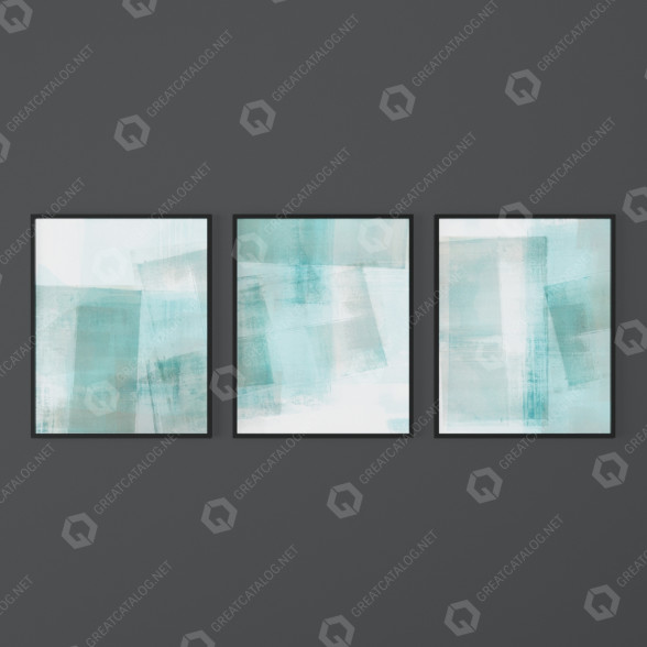 Pictures Set of Abstract Prints from MinimalInstant 5 3D model