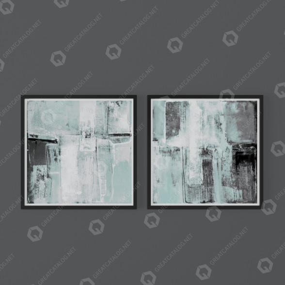 Pictures Set of Abstract Posters from Selemart 2 3D model