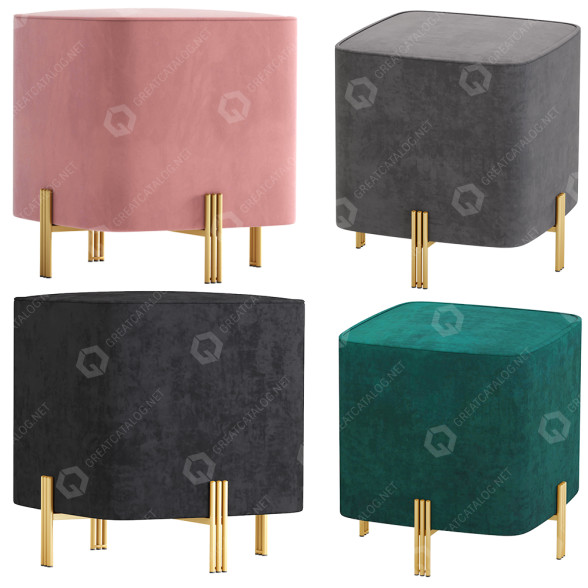 Hocker Eichholtz Burnett 3D-Modell