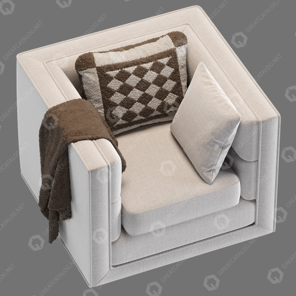 Крісло Eichholtz Adonia 3D модель