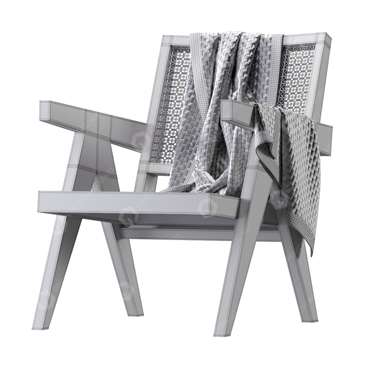 Easy Chair Phantom Hands Chair Pierre Jeanneret PH321 Phantom