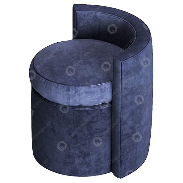 Puf Eichholtz Stool Arcadia 113032 Modelo 3D