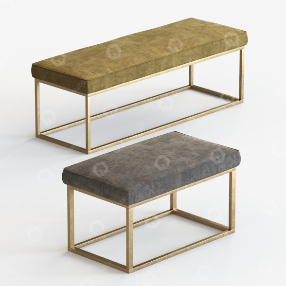 Bank Kubikoff Kubo 3D-Modell