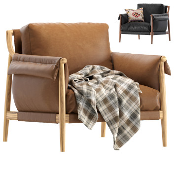 Крісло Poltrona Frau Times Lounge Leather