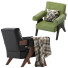 Fotel Cassina Reissue 1960 Capitol Complex Leather - Ham003