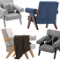 Крісло Cassina Reissue 1960 Capitol Complex - Ham003