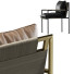Stuhl Coco Republic Malmo Leather Outdoor Dining - Ham003