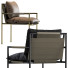 Stuhl Coco Republic Malmo Leather Outdoor Dining - Ham003