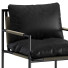 Stuhl Coco Republic Malmo Leather Outdoor Dining - Ham003