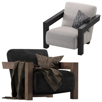 Sessel Coco Republic Essentials Breu Occasional