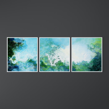 Bilder Set of Abstract Paintings from Finnellfineart 5