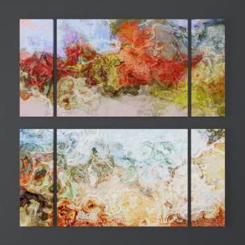 Pictures Set of Abstract Paintings from Finnellfineart 6