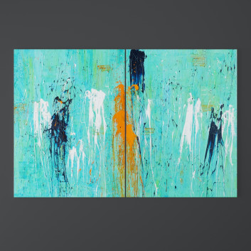 Pictures  Set of Abstract Paintings by Svein Koningen 3D model
