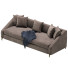 Sofa Eichholtz Candice Brown - Ham003