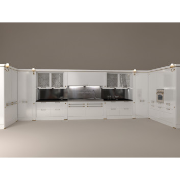 Кухня Scavolini Laccata Lucida Bianca 3D модель