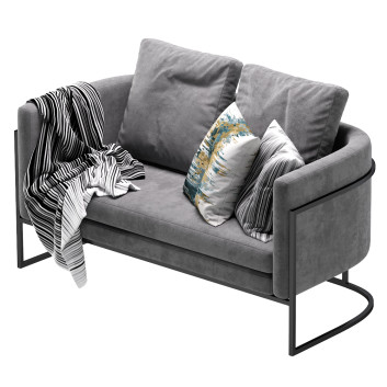 Sofa Vintage Luxury Lounge Velvet