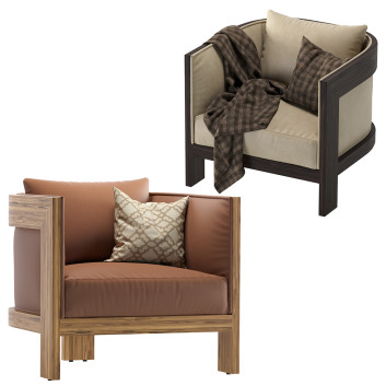 Sessel Coco Republic Poho Leather Occasional