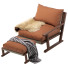 Крісло та пуф Coco Republic Bari Outdoor Lounge Leather - Ham003