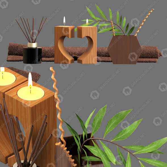 Chandeliers et décorations Heart modèle 3D