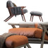 Fauteuil et Ottoman Article Otio - Ham003