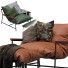 Armchair and Ottoman Denver Modern Vail - Ham003