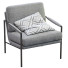Armchair Olta Grey - ED-MONTE