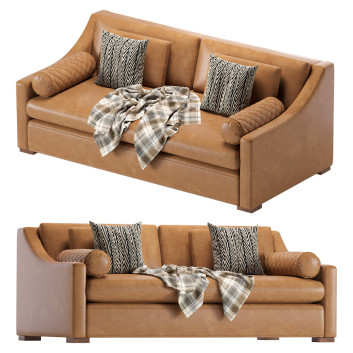 Sofa Restoration Hardware Luxe Leather