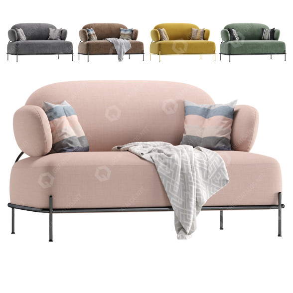 Sofa Coco 3D model