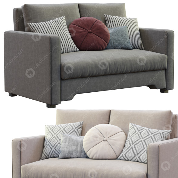 Диван IKEA Bekkseda 3D модель