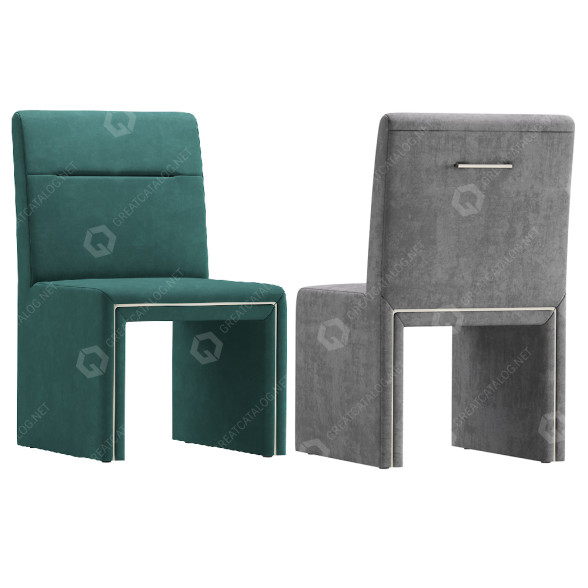Стул Liang and Eimil Dining Kaster Lincoln Velvet 3D модель