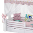 Ліжко Еко Меблі House Talo with Drawers Solid Pine - Ham003