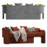 Sofa Fabric by Milo Baughman - Ham003