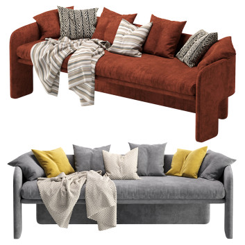 Sofa Fabric by Milo Baughman