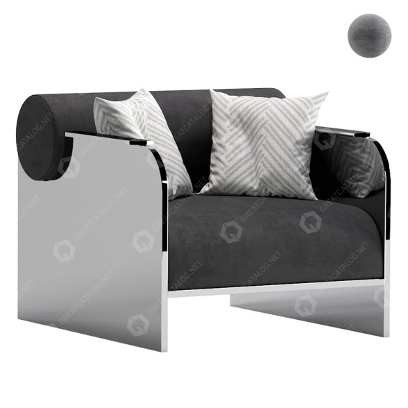 Sillón Crump & Kwash June Indoor Modelo 3D