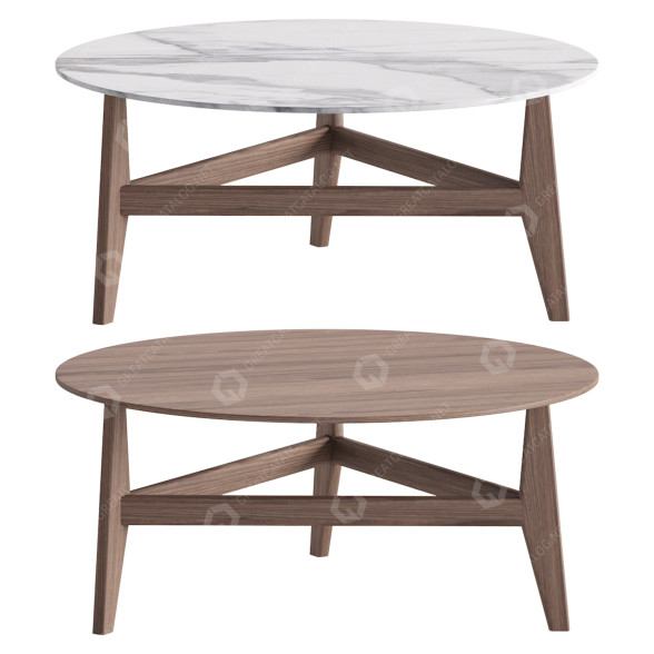 Mesa Natuzzi Plettro E222 Modelo 3D