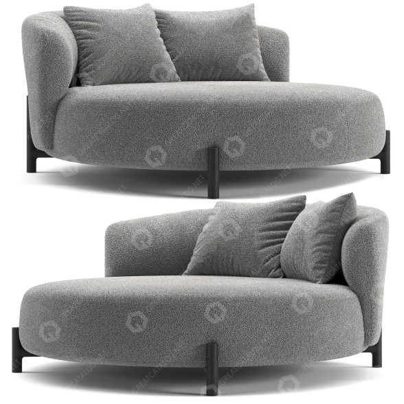 Sofa Natuzzi Amalia Round 3D-Modell