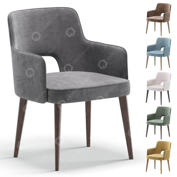 Кресло Natuzzi Plettro Editions 3D модель