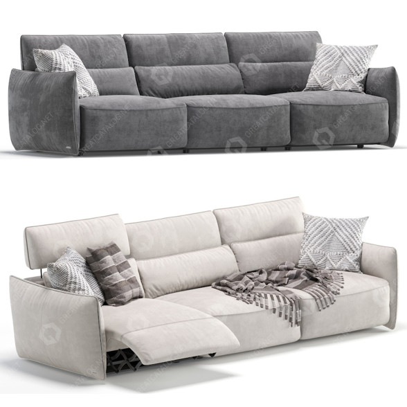 Диван Natuzzi Supor 3D модель