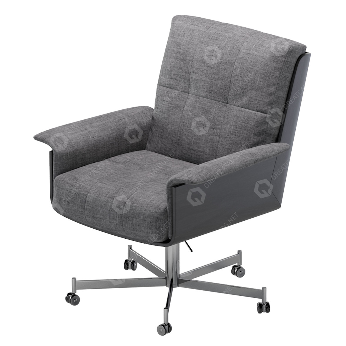 Armchair Minotti Daiki Studio by Marcio Kogan 3D model GreatCatalog 9128