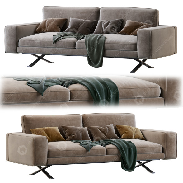 Canapé Driade Fenix 2-Seater modèle 3D