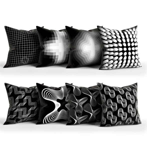 Подушка Karim Rashid Set 002 3D модель