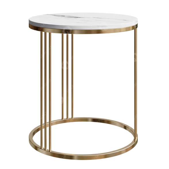 Coffee Table Nordic Round 3D model