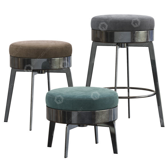 Poufs Flexform Feel Good 3D model