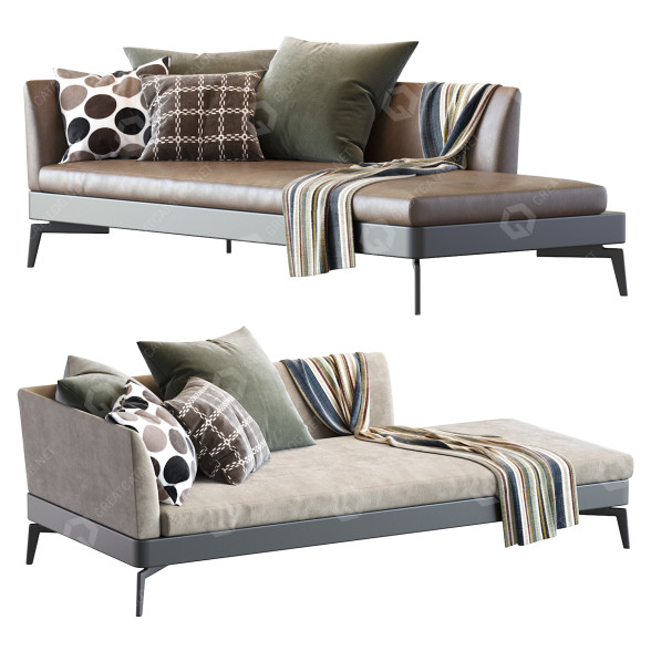 Couch Flexform Feel Good 3D model