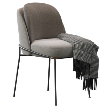 Стілець Minotti Fil Noir 3D модель