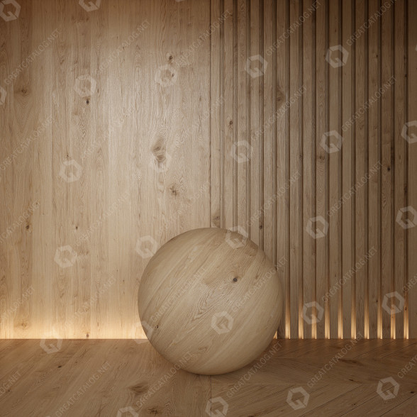 Панель Seamless Wood Material 3D модель