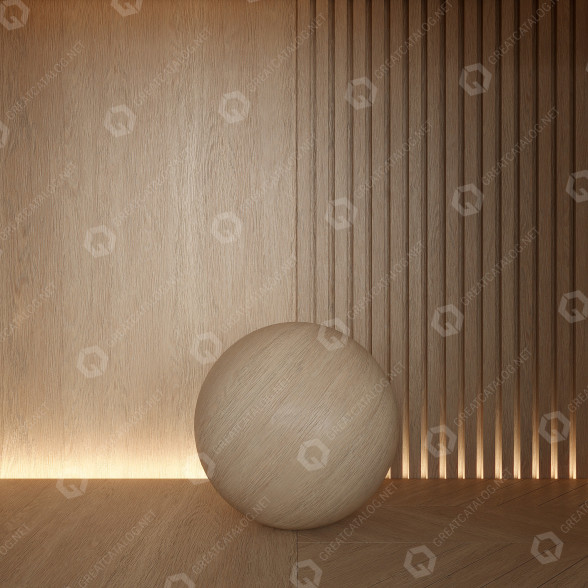 Панель Seamless Wood Material 3D модель