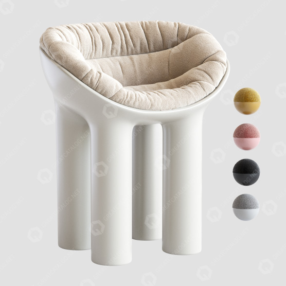 Président Toogood Faye Roly Poly Contemporary modèle 3D