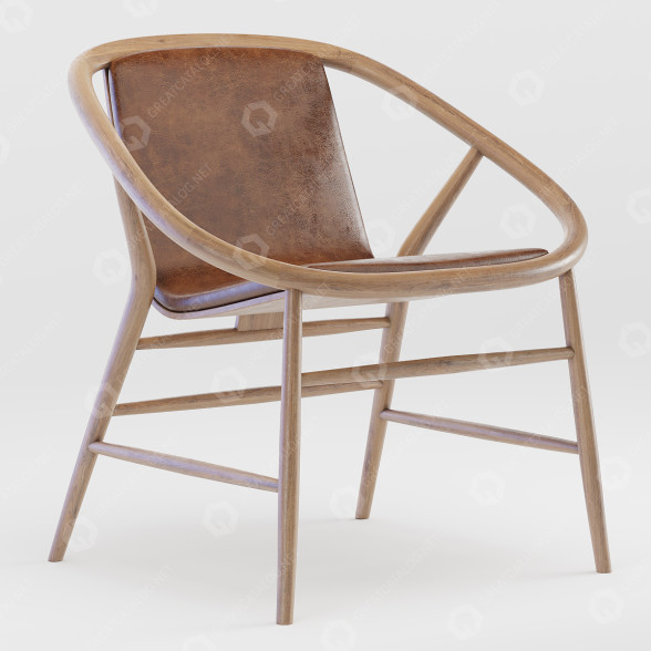 Chair Fredericia Eve 3D model
