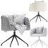 Silla de oficina Coco Republic Jackson Desk - Ham003
